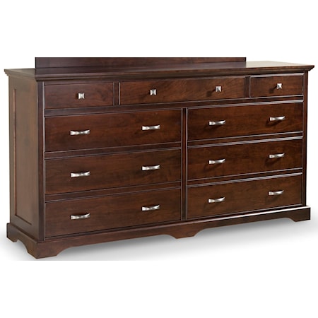 9-Drawer Double Dresser