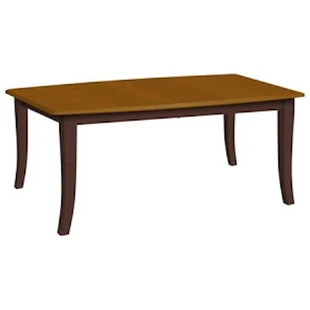 Solid Wood Dining Table with 12" Table Leaf