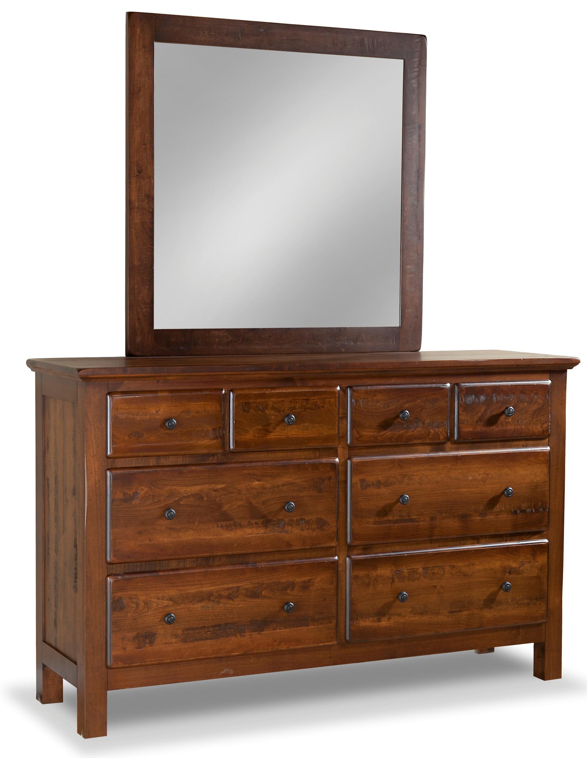 Daniels Amish Lewiston 354437 8Drawer Dresser with Sturdy Block Feet