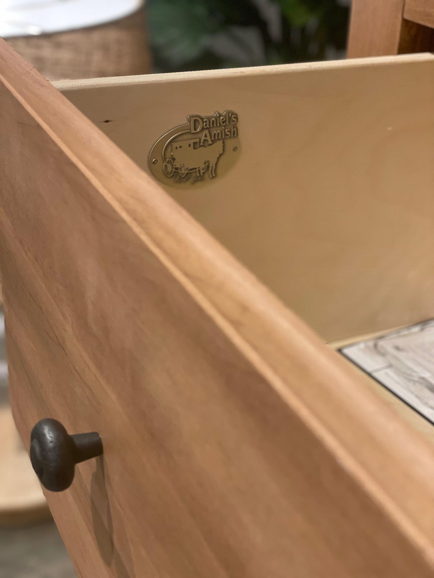 Daniel's Amish Lewiston 14020014124500 2Drawer Media Dresser Coconis