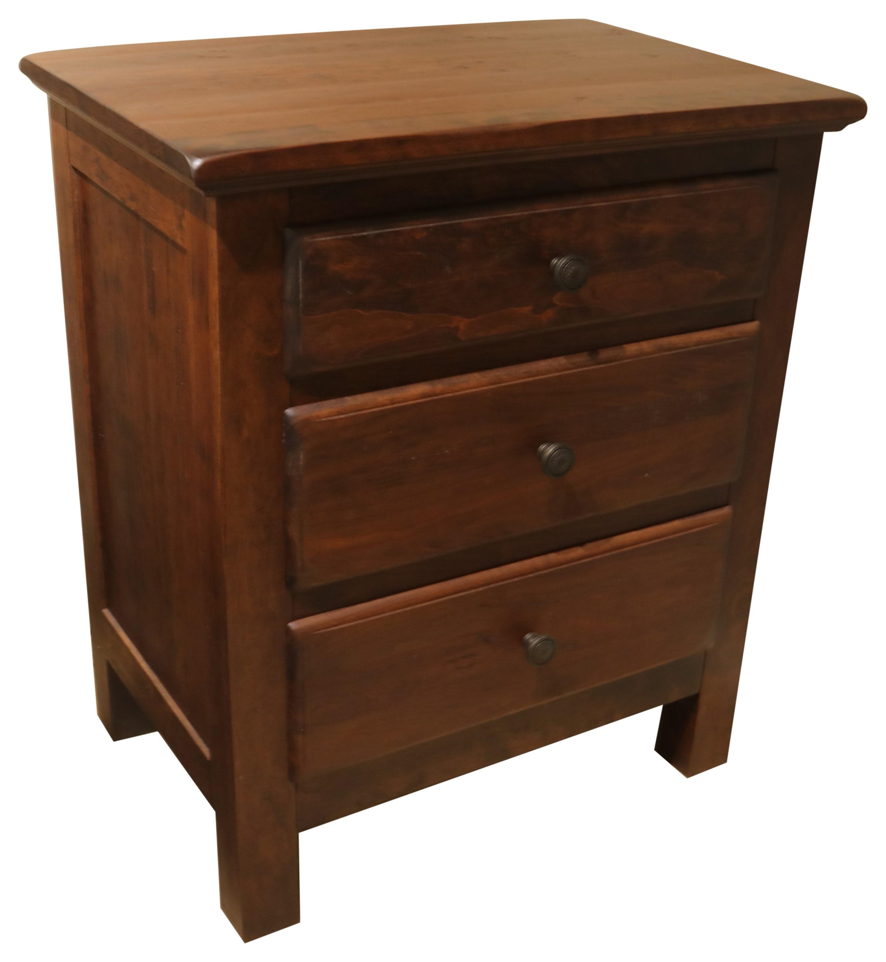 Lewiston 3-Drawer Nightstand
