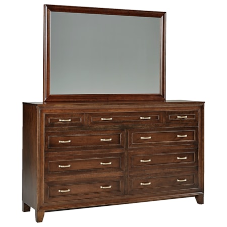 Dresser + Mirror Set
