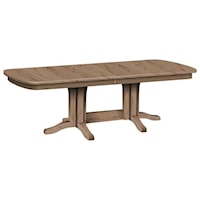 Customizable Solid Wood Millsdale Rectangular Dining Table with Trestle Base