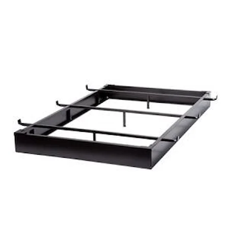 East King 6 inch Black Meal Bed Base