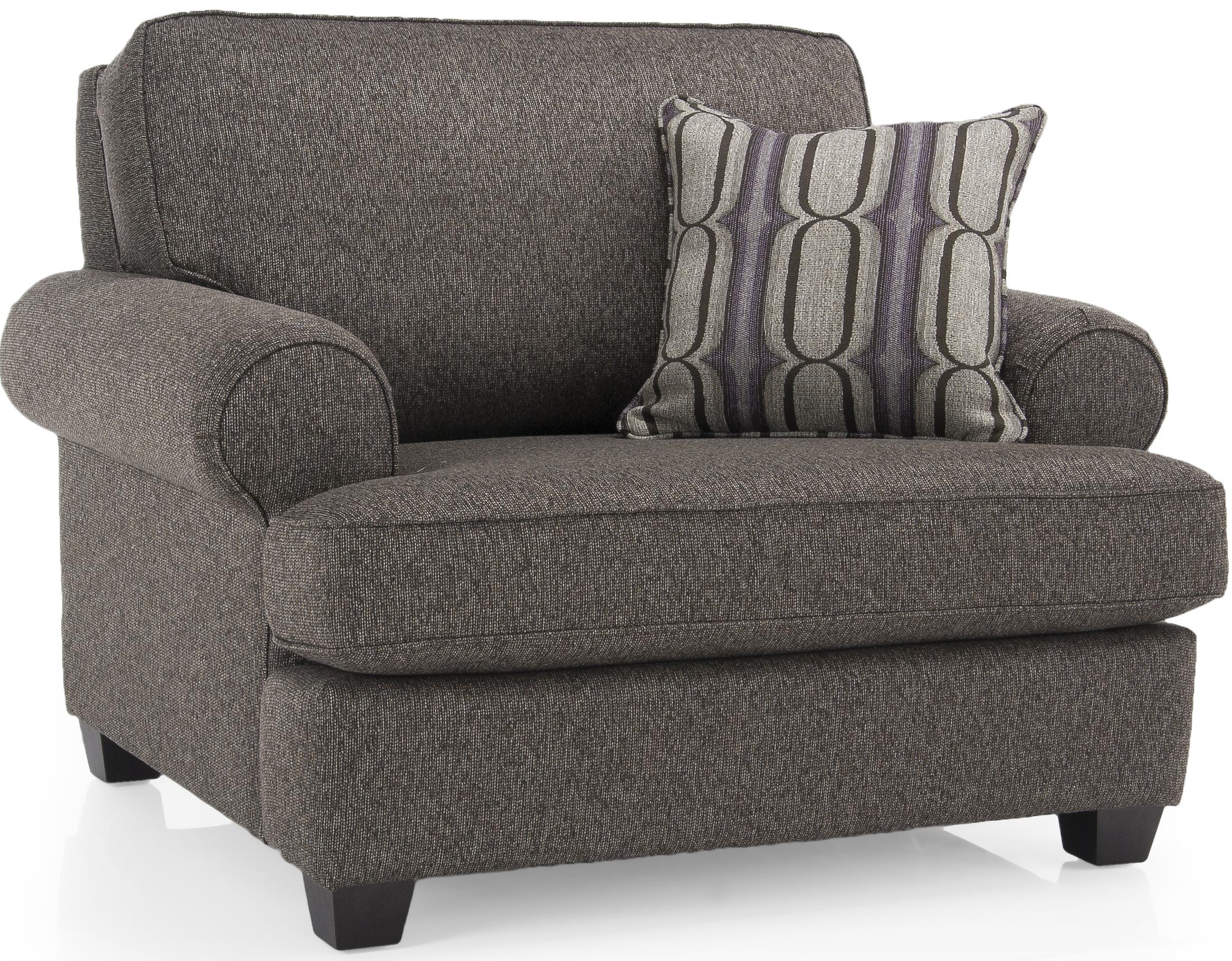 Decor Rest 2285 2285 CHAIR N HALF Transitional Upholstered Chair