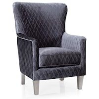 Contemporary Wing Back Chair