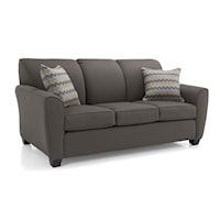 Transitional Sofa with Flared Arms