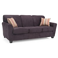 Transitional Sofa with Flared Arms