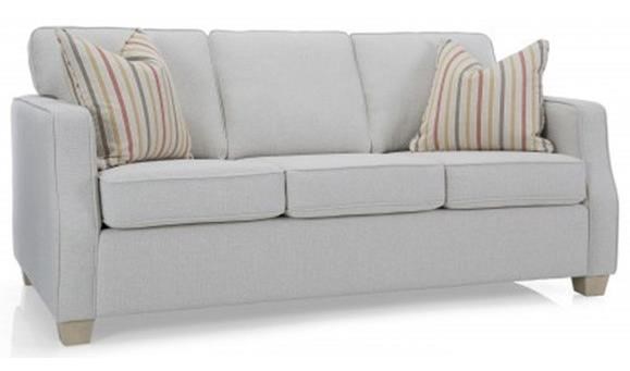 Contemporary Sofa with Tapered Feet