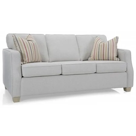 Contemporary Sofa with Tapered Feet