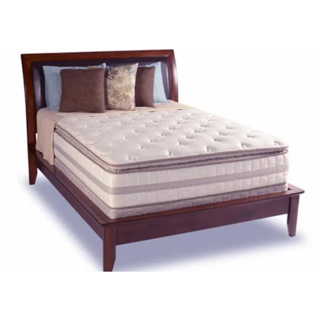 Full Pillow Top Mattress and Oval Pearl 8" Foundation
