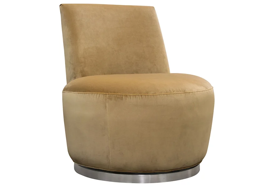 Blake Swivel Accent Chair by Diamond Sofa at Red Knot