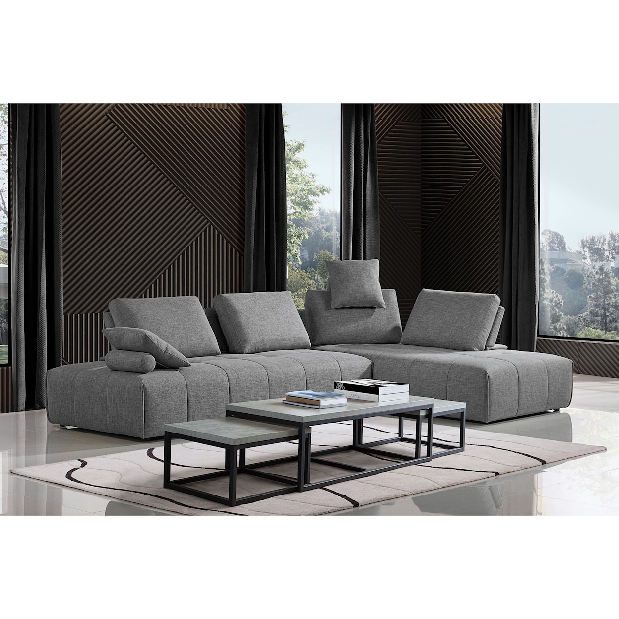 Diamond Sofa Furniture Cloud Lounge Sectional