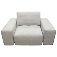 Modular Upholstered Chair with Adjustable Backrest