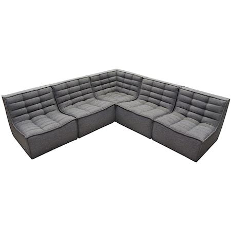 5-Piece Corner Modular Sectional