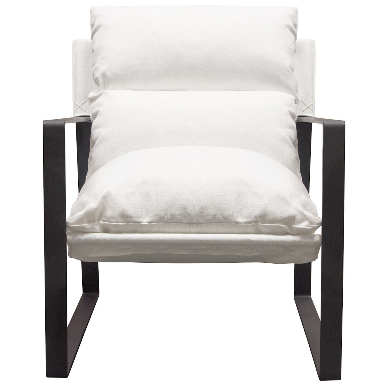 Diamond Sofa Furniture Miller Sling Accent Chair