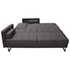 Diamond Sofa Furniture Opus Reversible Sleeper Sectional Grey