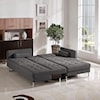 Diamond Sofa Furniture Opus Reversible Sleeper Sectional Grey