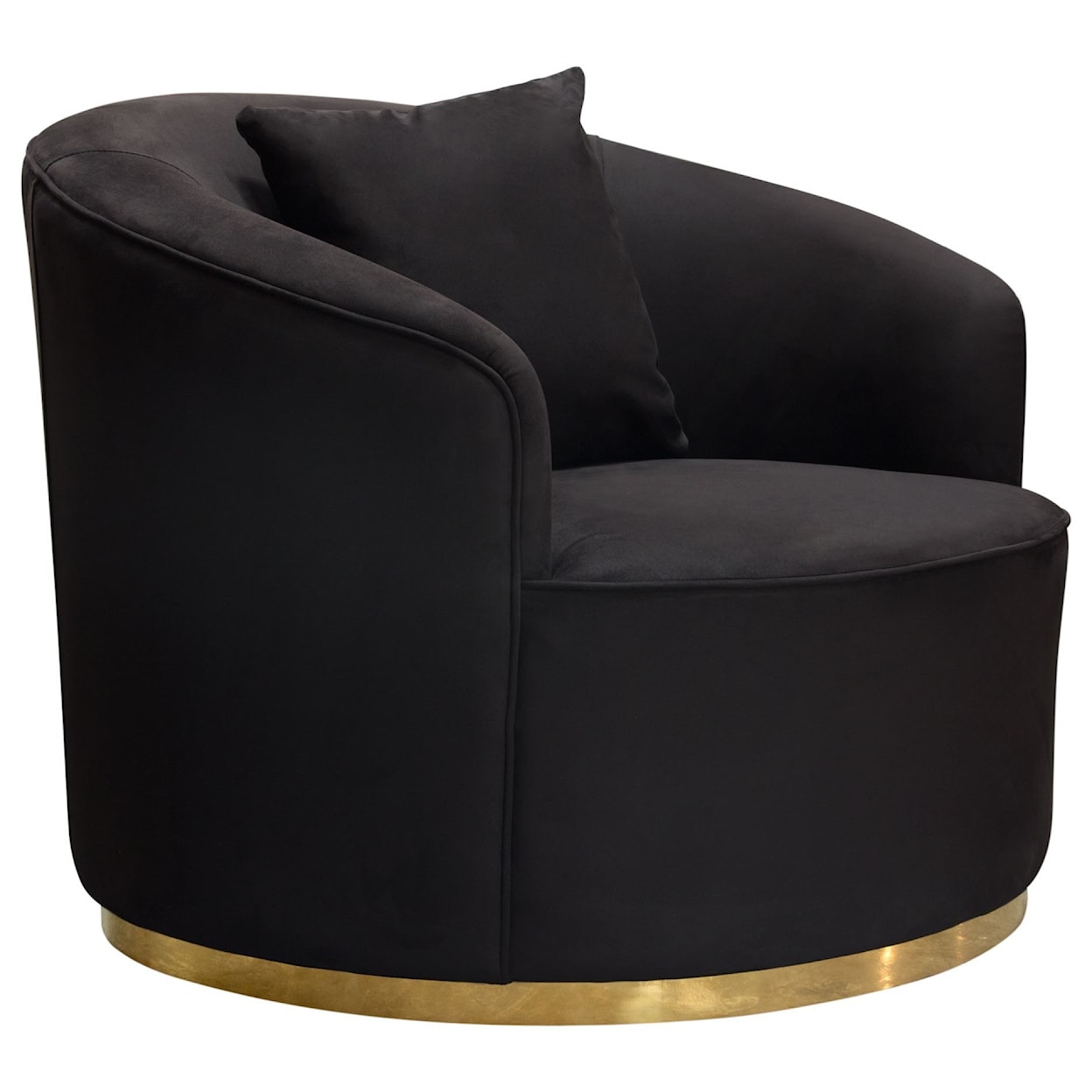 Diamond Sofa Raven Chair with Accent Trim