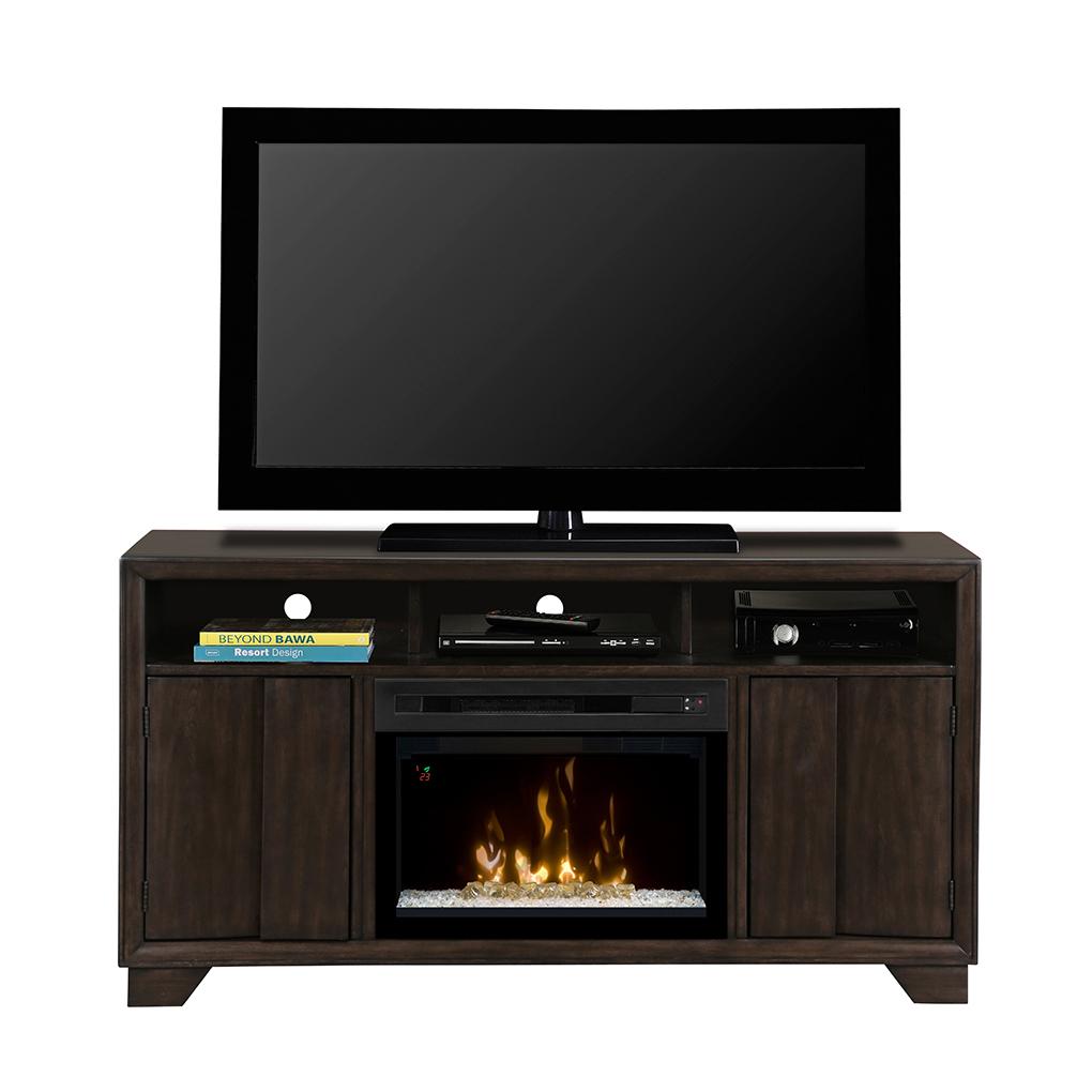 Dimplex Bayne DM251411BYG+PF2325HG Media Mantel with Fireplace