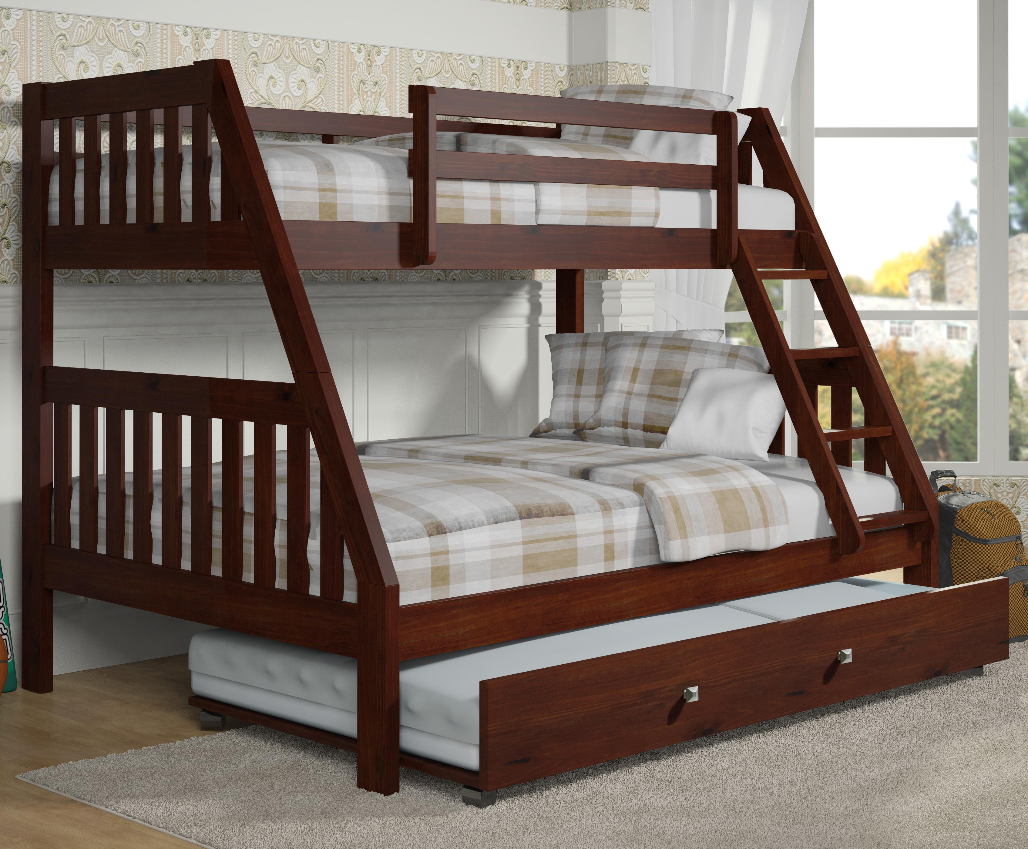 Twin over Full Bunk Bed with Trundle
