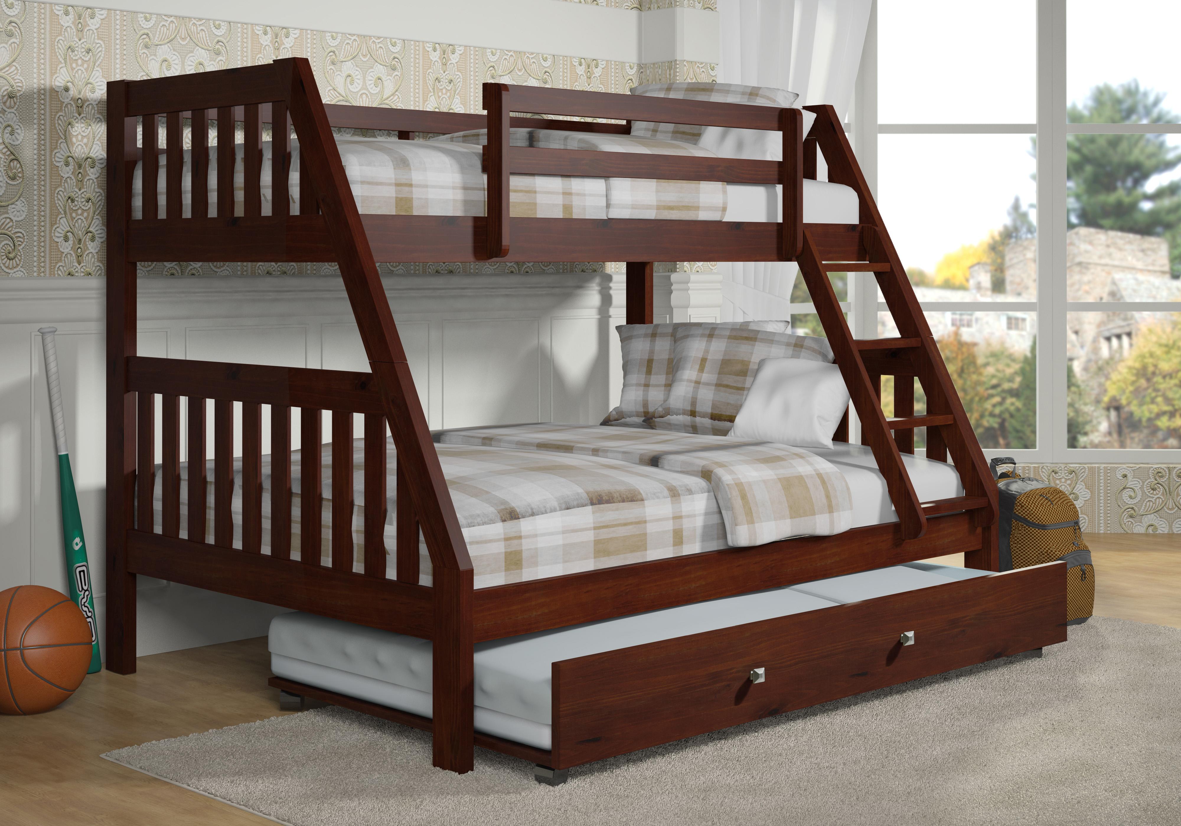 Twin over Full Bunk Bed with Trundle