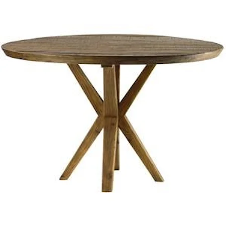 Round Dining Table with Splayed Pedestal Base