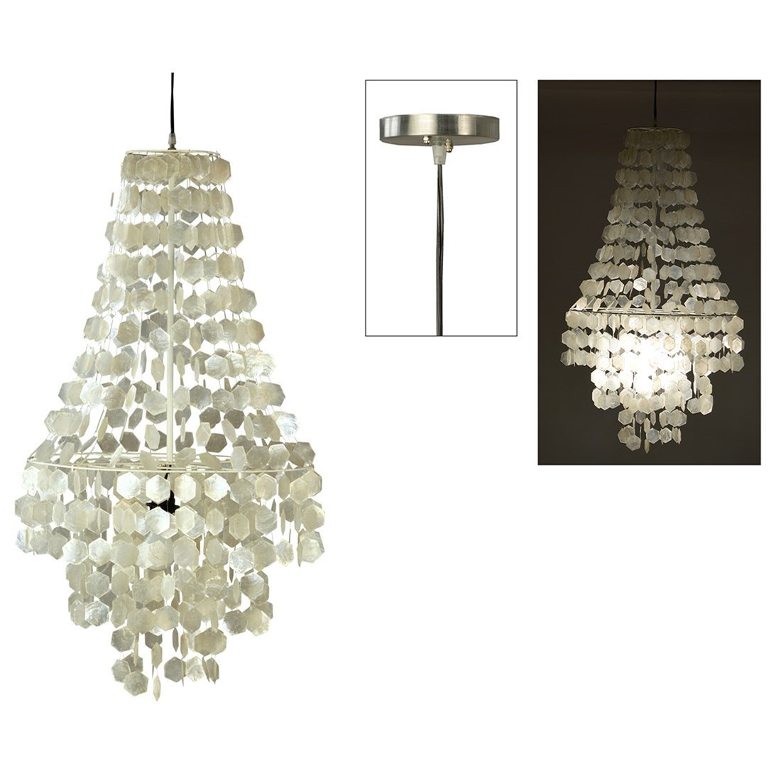 Dovetail Furniture Lighting JAV011 Sirava Light Fixture Zak's Home