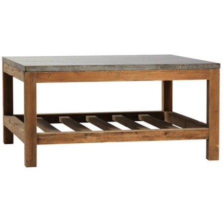 Dagny Coffee Table with Reclaimed Wood