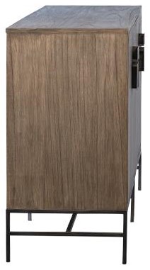 Dovetail Furniture Sideboards/Buffets DOV11624 Kearney 4 Drawer 4 Door