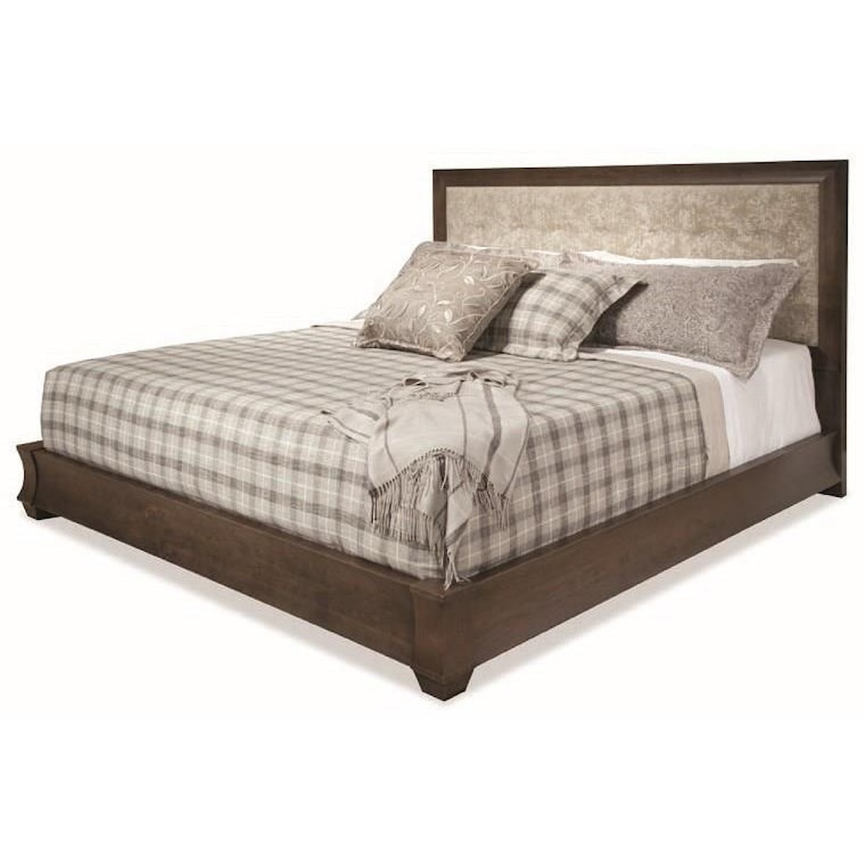 Durham Cascata King Upholstered Bed