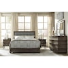 Durham Cascata King Upholstered Bed