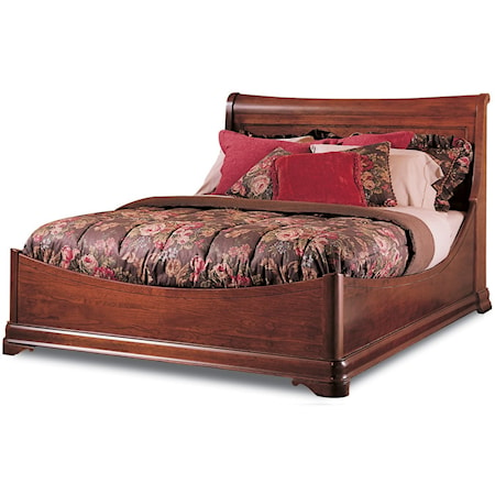 Traditional Solid Wood King Euro Bed
