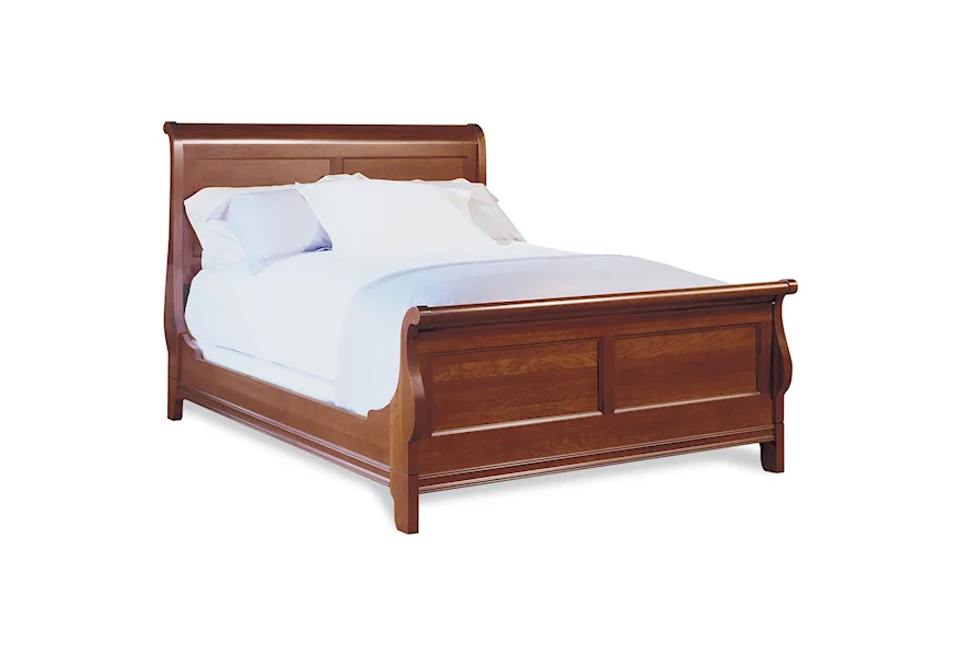 Chateau Fontaine King Sleigh Bed by Durham at Jordan's Home Furnishings