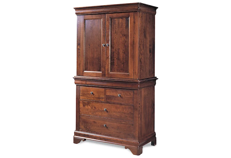 Chateau Fontaine Junior Chest with Door Deck by Durham at Stoney Creek Furniture 