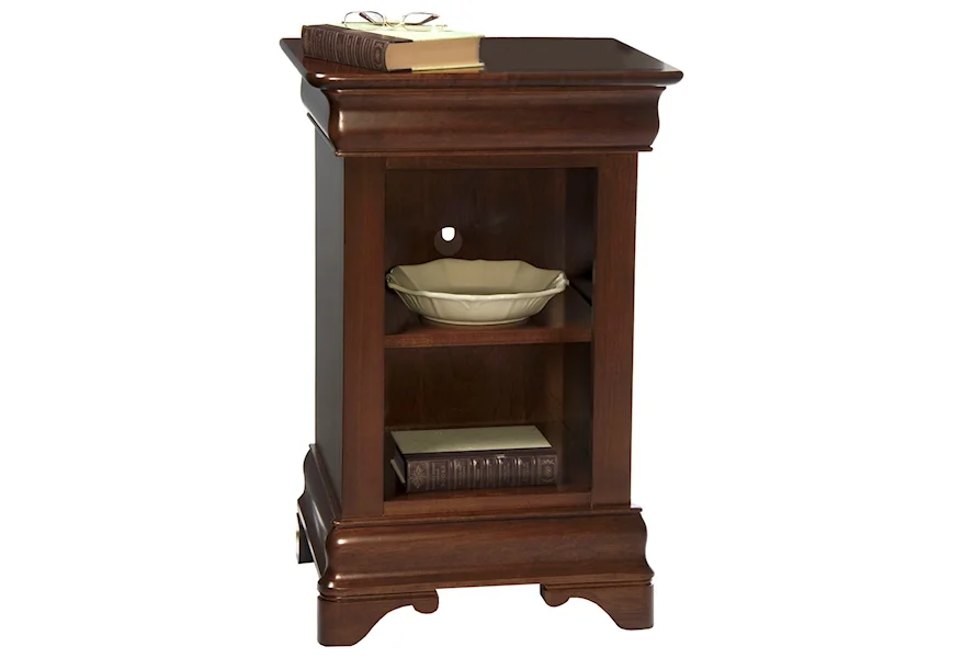 Chateau Fontaine Open Night Stand by Durham at Stoney Creek Furniture 