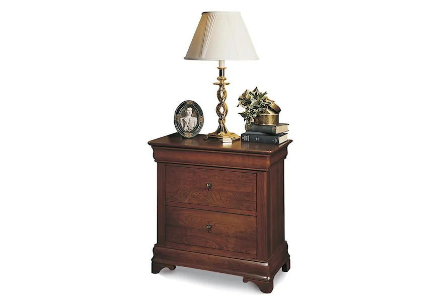 Chateau Fontaine Nightstand by Durham at Jordan's Home Furnishings