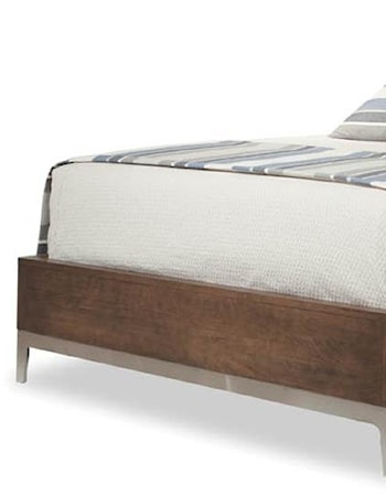 Queen Wood Plank Bed
