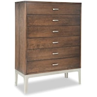 Solid Wood Chest with Stainless Steel Base