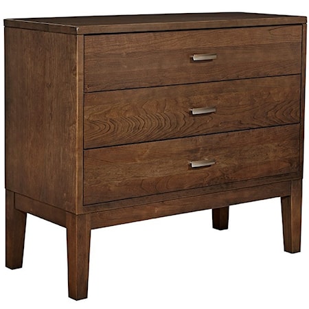 Solid Wood Bachelors Chest with 3 Soft Close Drawers