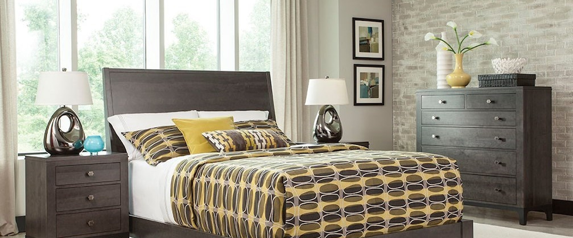 Contemporary 4-Piece Queen Bedroom Group