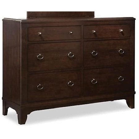 Double Dresser with Media Drawer