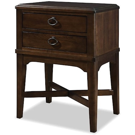 Customizable 2-Drawer Nightstand