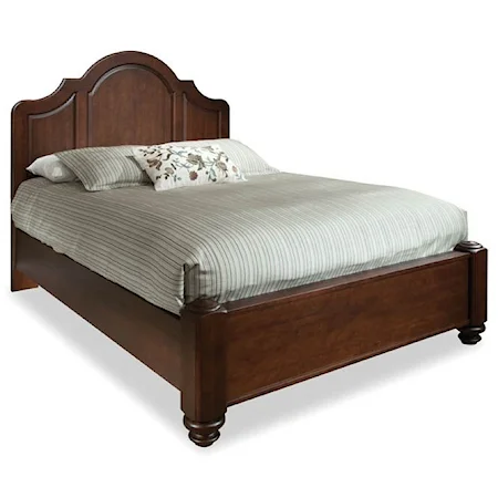 Queen High Arch Panel Bed