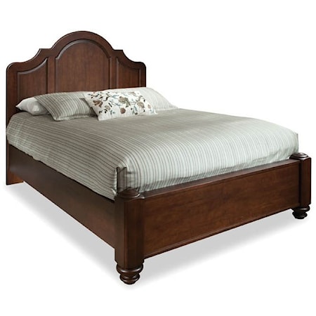 Queen High Arch Panel Bed