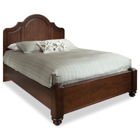Queen High Arch Panel Bed