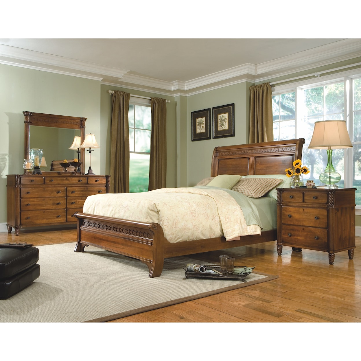 Durham George Washington Architect King Bedroom Group