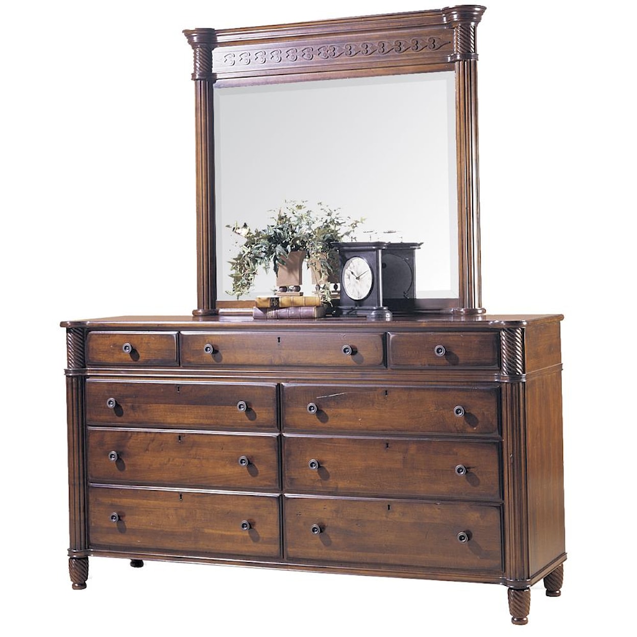 Durham George Washington Architect Dresser with Landscape Mirror