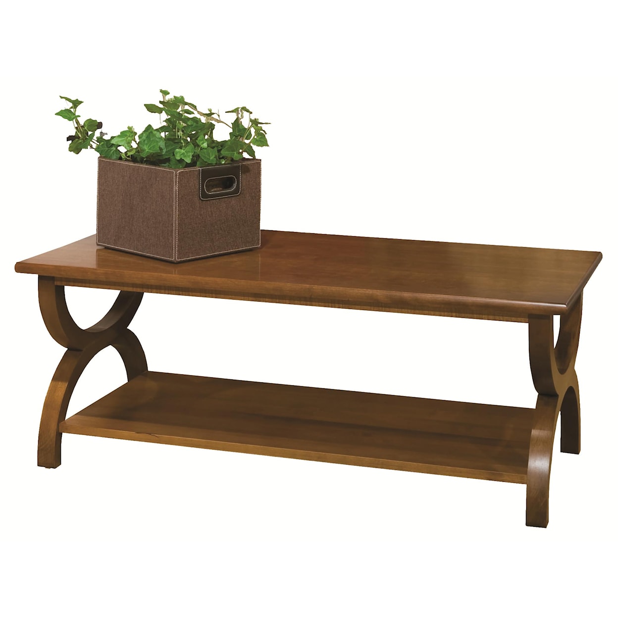 Durham Solid Accents Transitional Cocktail Table