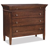 Transitional Single Dresser with Soft Close Drawers